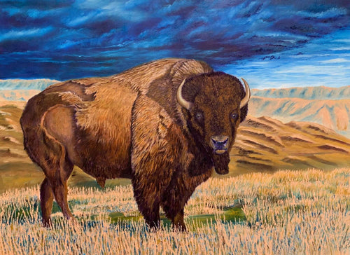 "Big Joe" 40 x 30 inches, Kirk M. Commission - The Art Shop | Artist Graham Watts