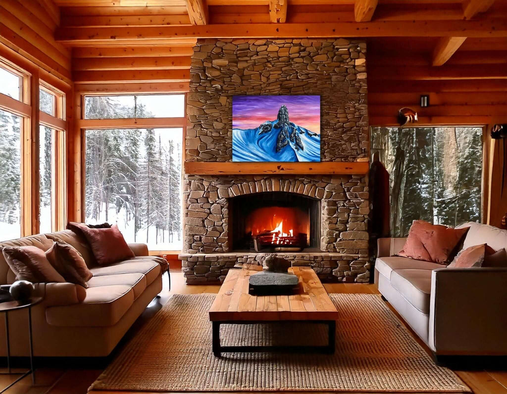 Mountain Landscape Art: "Black Tusk," Whistler BC  Living room decor