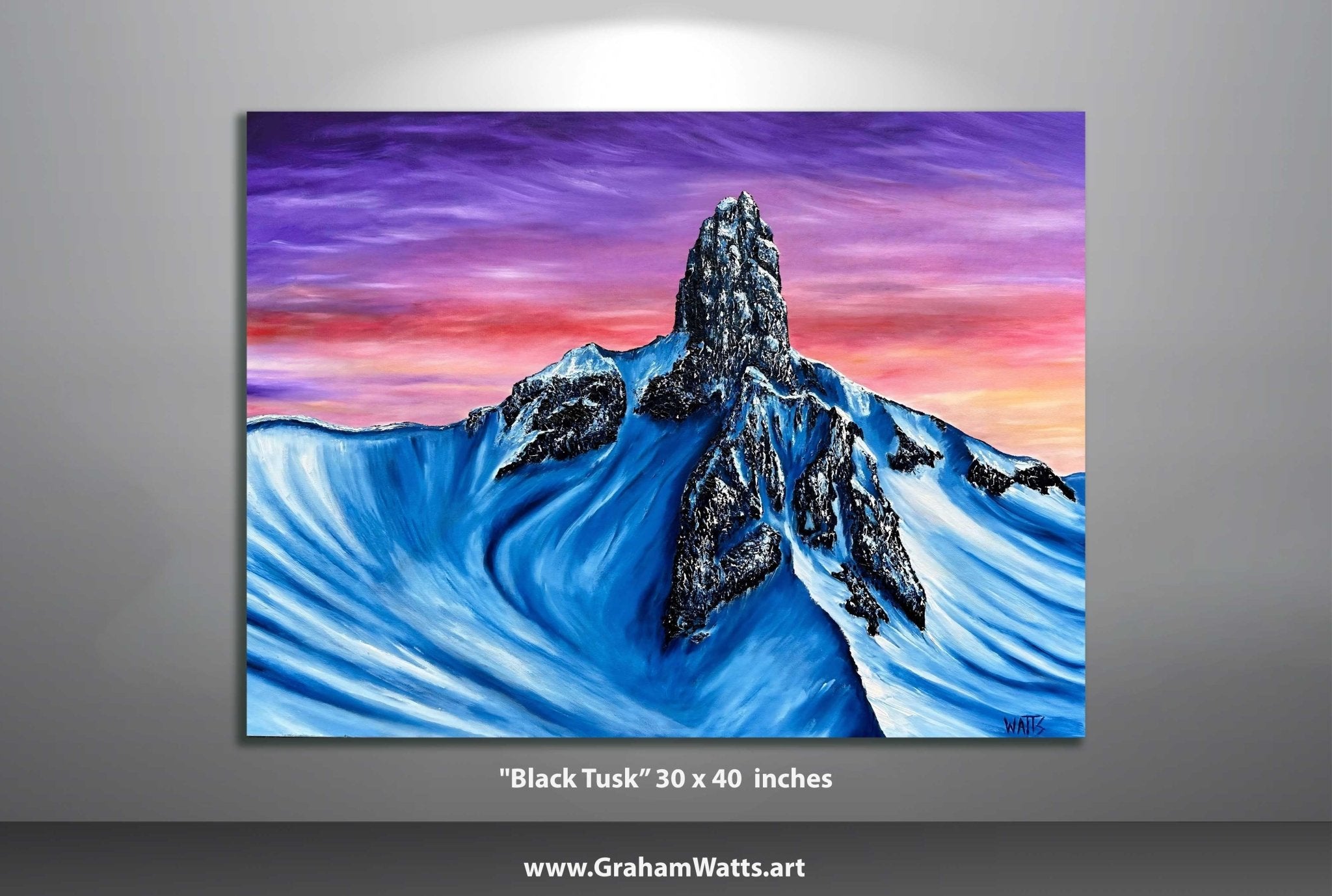"Black Tusk," Whistler BC - The Art Shop | Artist Graham Watts