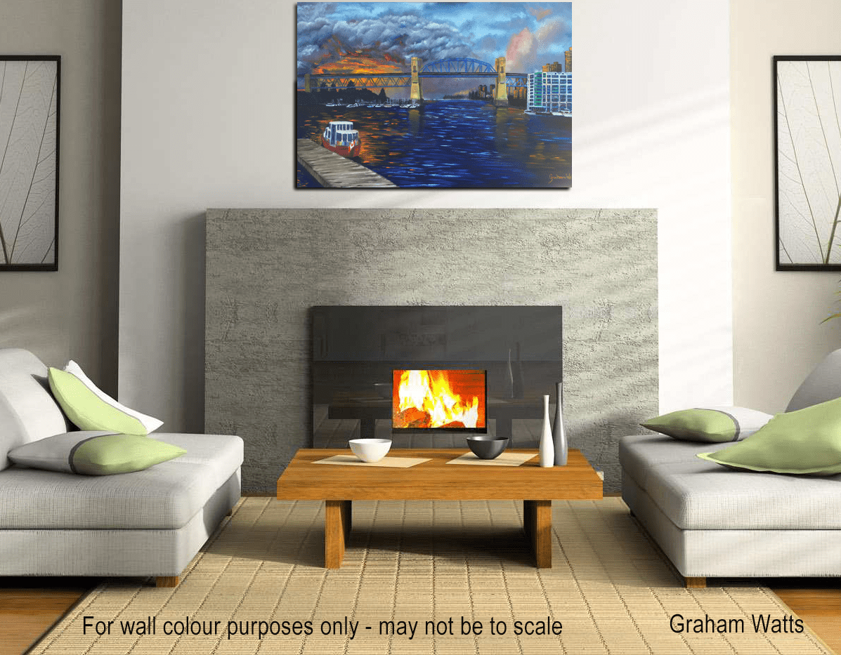 "Burrard Bridge – Vancouver, BC" - The Art Shop | Artist Graham Watts