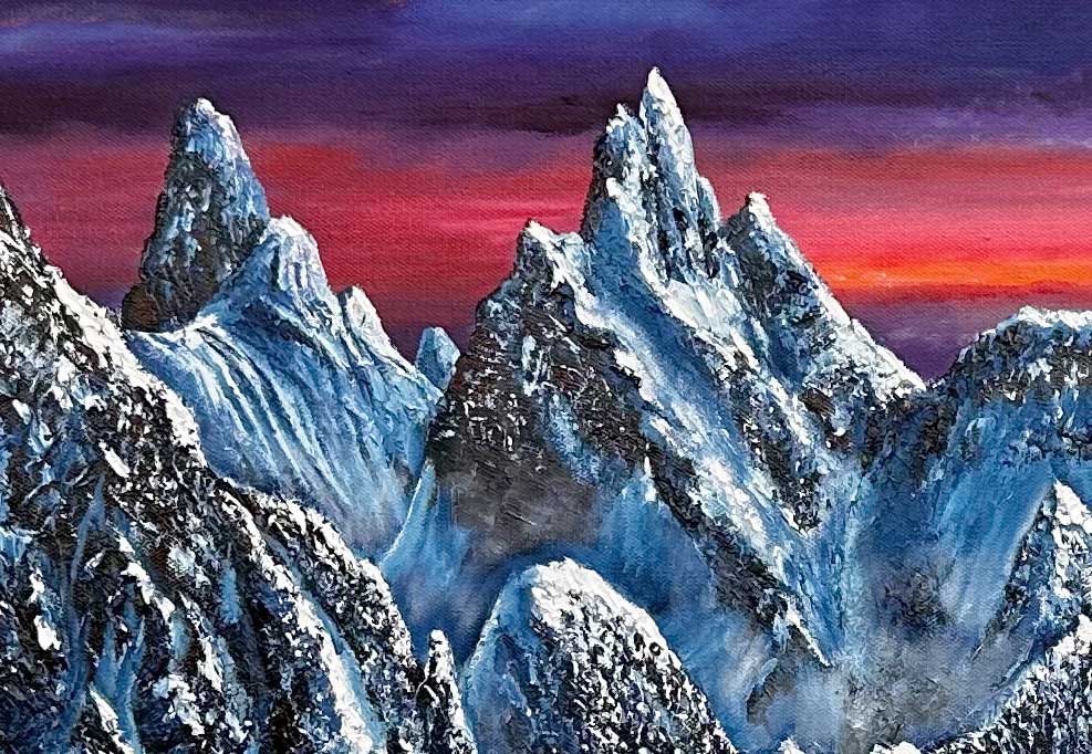 “Mountain Peaks of Tantalus” - Squamish, BC - The Art Shop | Artist Graham Watts