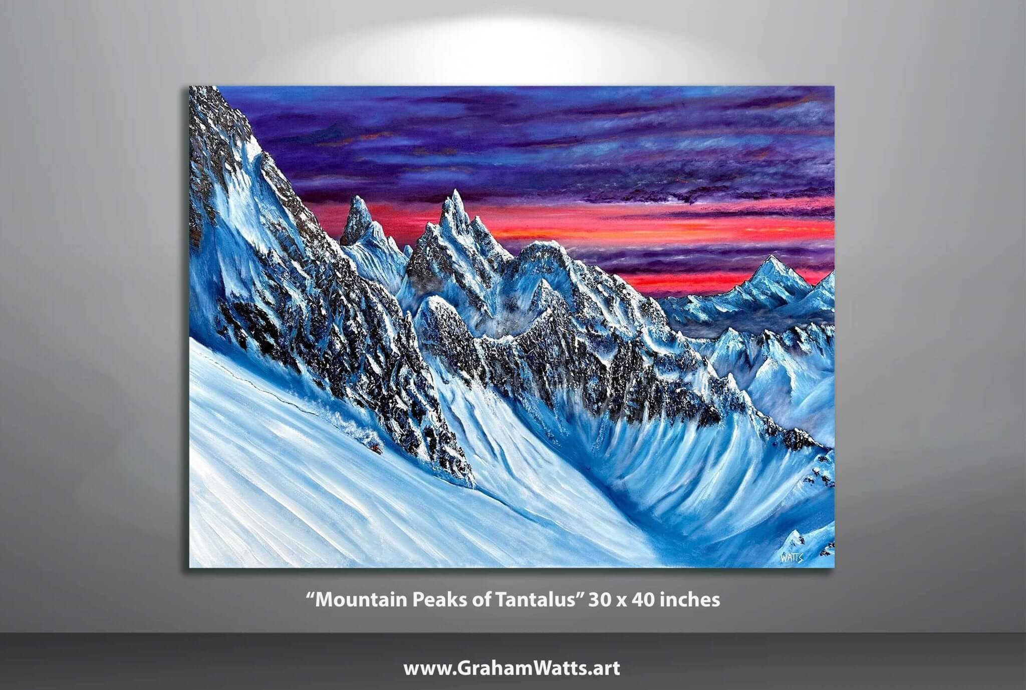“Mountain Peaks of Tantalus” - Squamish, BC - The Art Shop | Artist Graham Watts