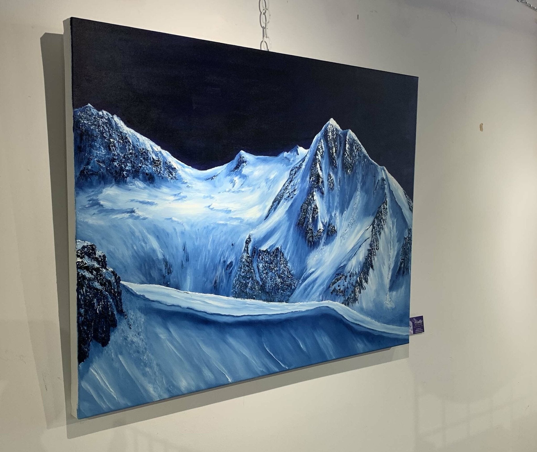 "Overlord Mountain & Fissile Peak - Whistler BC" - The Art Shop | Artist Graham Watts
