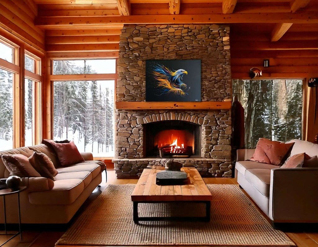 Eagle Artwork "Soul of an Eagle" Bold Bald Eagle  