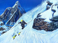 Art Commission  "Steep and Deep" 40 x 30 inches, Mike S.   - The Art Shop | Artist Graham Watts
