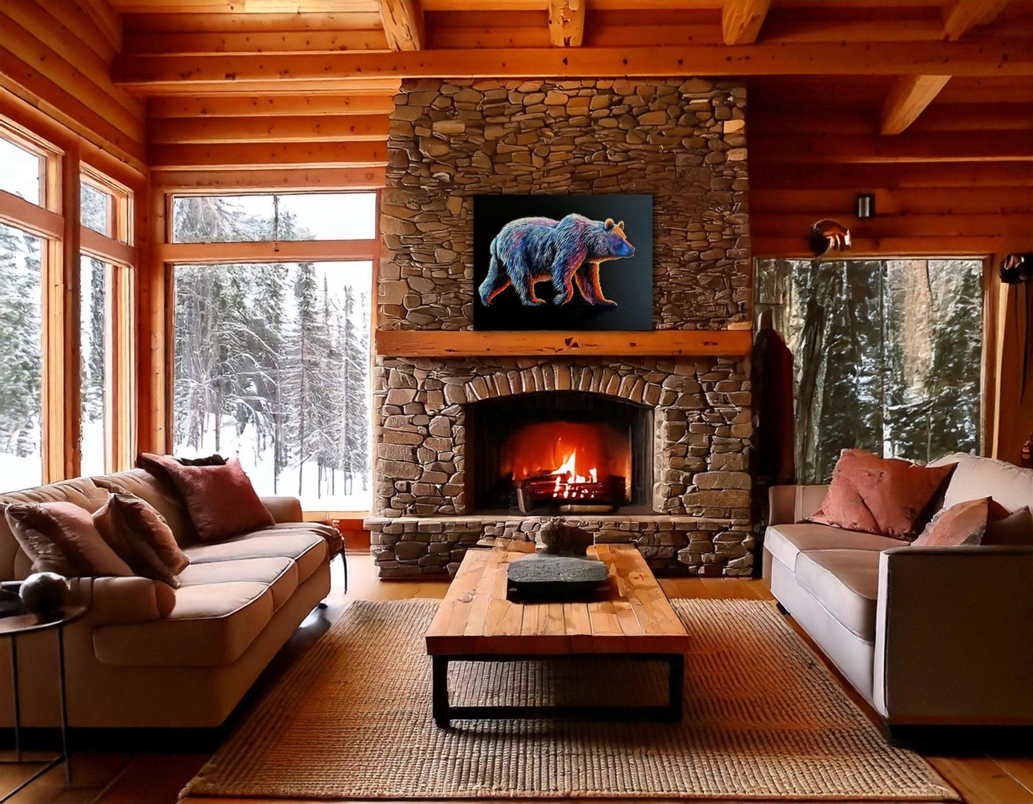 "Vibrant Majesty" Grizzly Bear - The Art Shop | Artist Graham Watts