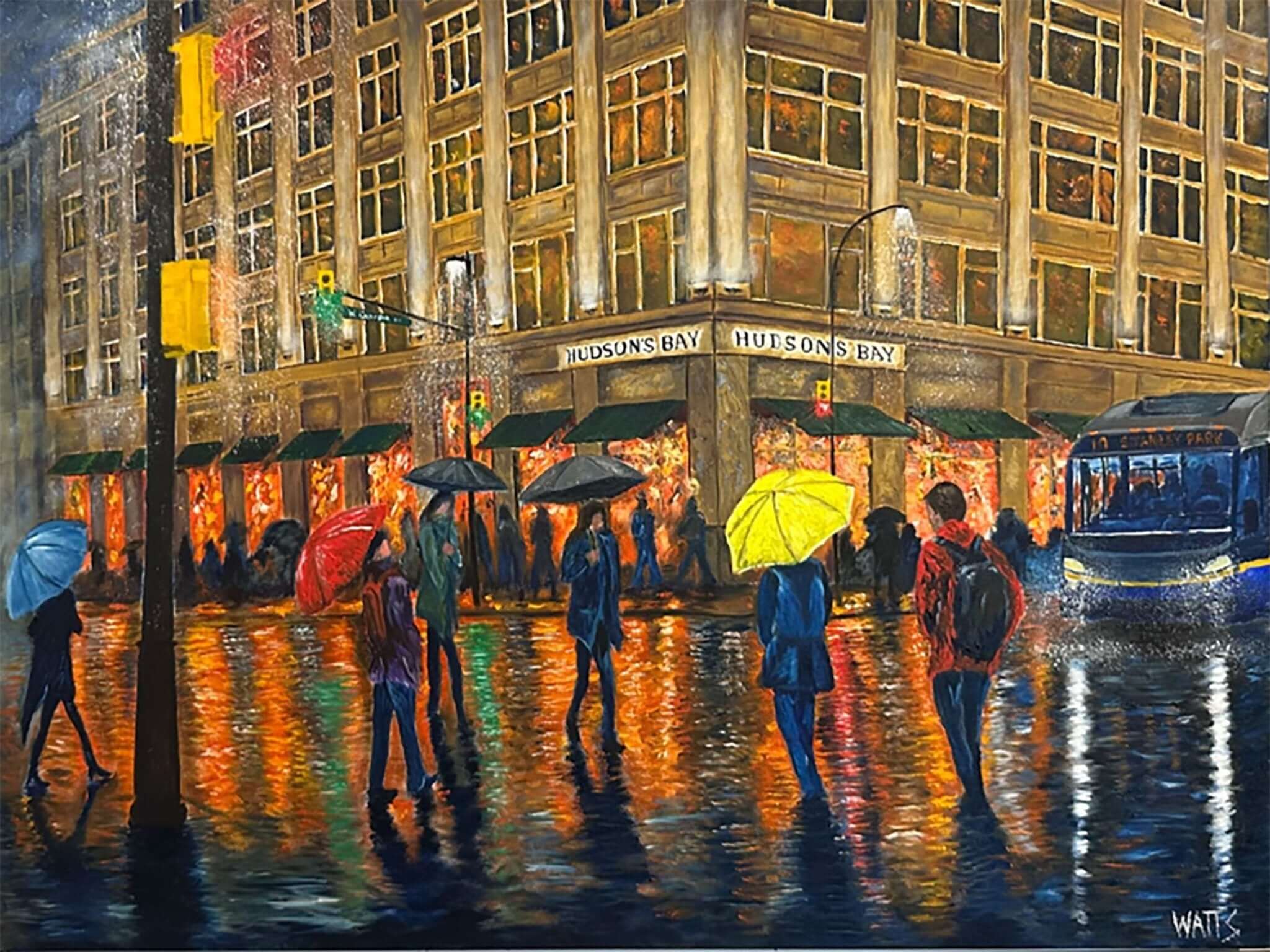 "Vintage Hudson's Bay – Vancouver, BC" - The Art Shop | Artist Graham Watts