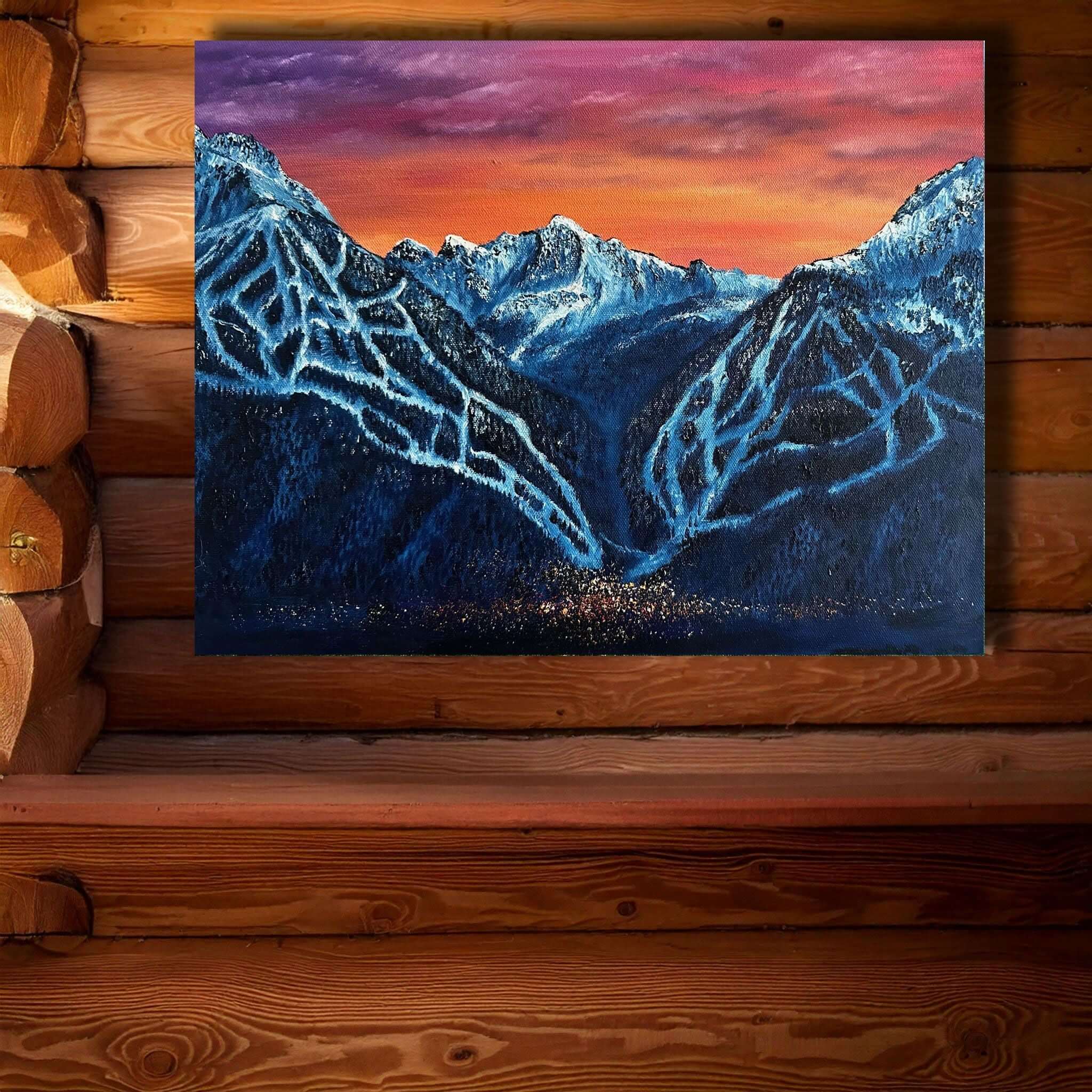 "Whistler Blackcomb Resort – Whistler BC" - The Art Shop | Artist Graham Watts