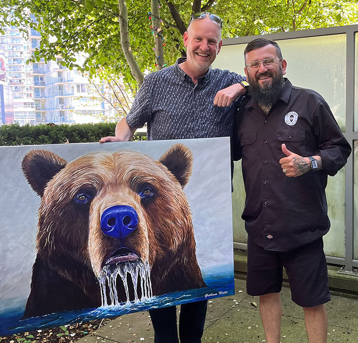 Art Collector Testimonials, Canadian Artist Graham Watts , wildlife painting