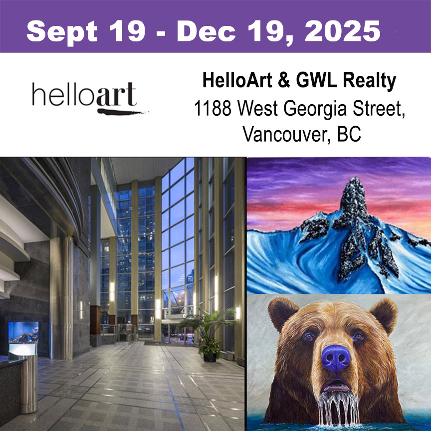 GWL Realty Advisors, HelloArt, Corporate art exhibition, art Vancouver