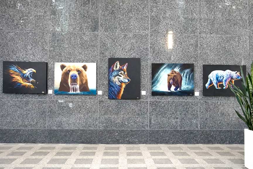 buy art for office corporate art purchase, art for boardroom, office wall art Vancouver, corporate art consulting, art for reception area, workspace art installation, corporate art leasing, large scale office art