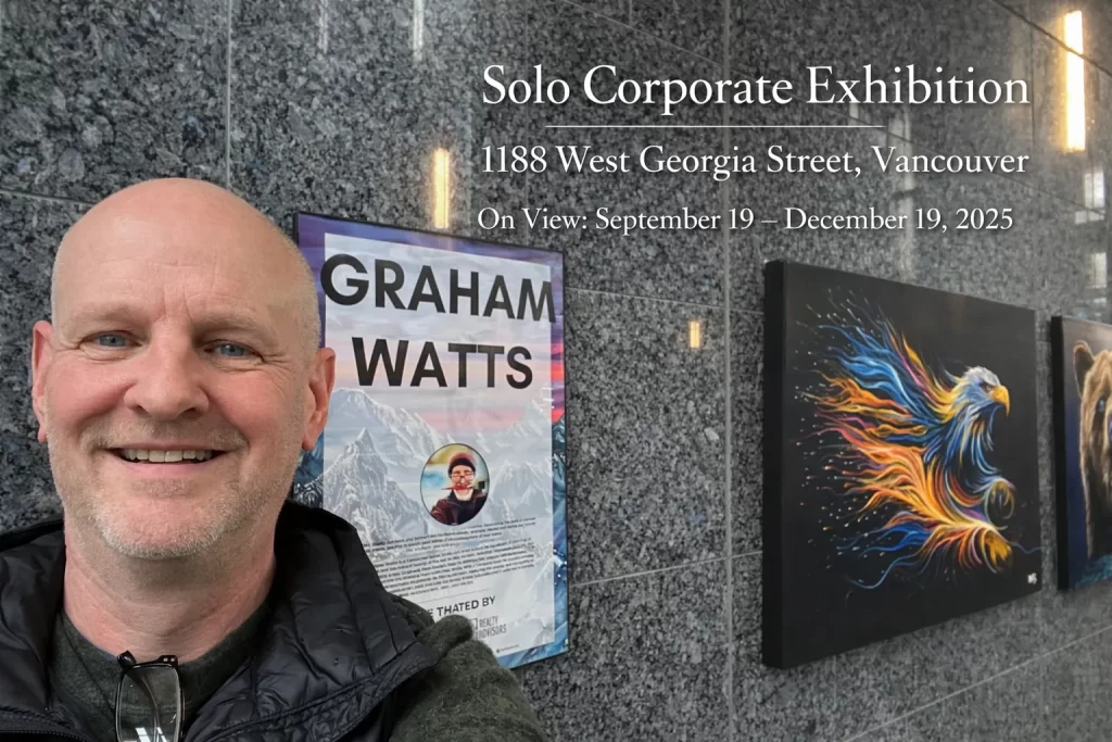 art exhibition Vancouver, Graham Watts, Canadian Artist, solo Exhibition, Corporate art